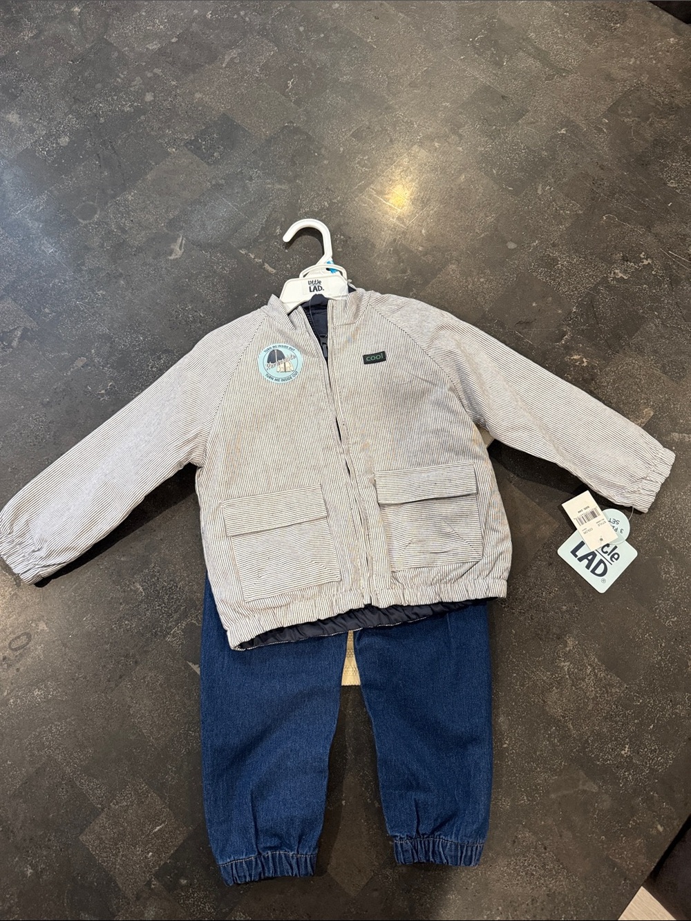 3 piece set with reversible Jacket - Lightweight